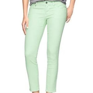 GAP always skinny jeans in mint